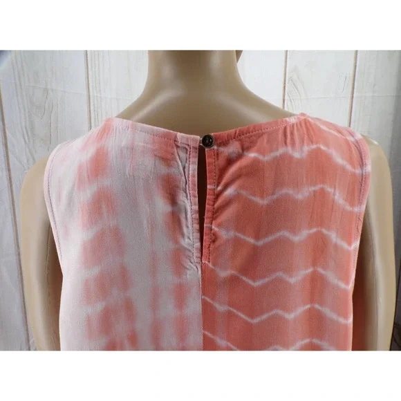 A.N.A. Women's Round Neck Sleeveless Tank Top Shirt Tie Dye NWT Size L - Picture 7 of 10